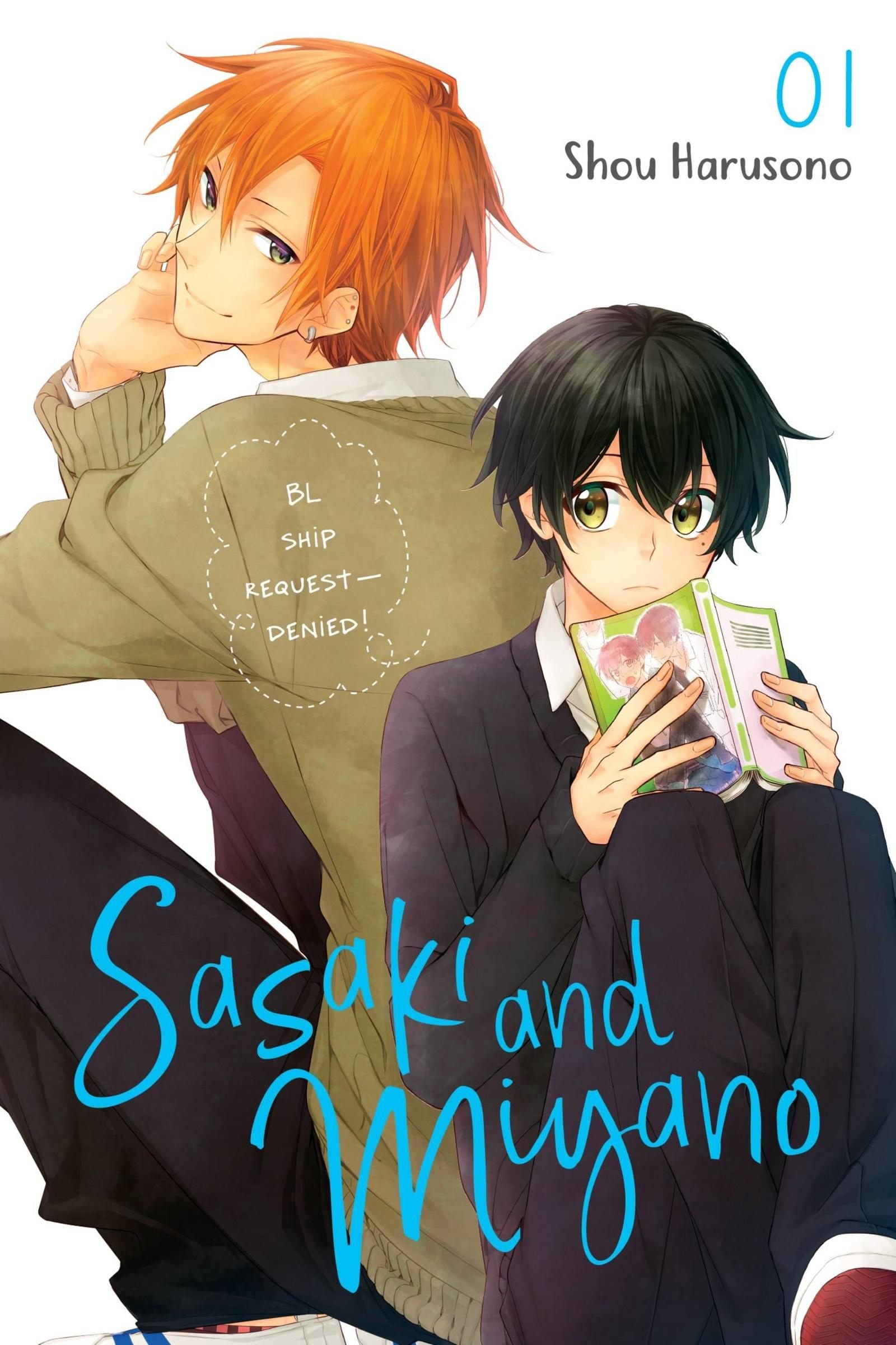 Sasaki and Miyano, Vol. 1 — manga cover
