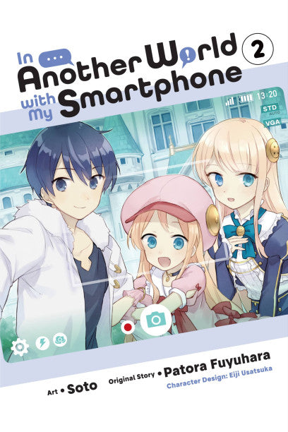 In Another World with My Smartphone, Vol. 2 (manga) — manga cover