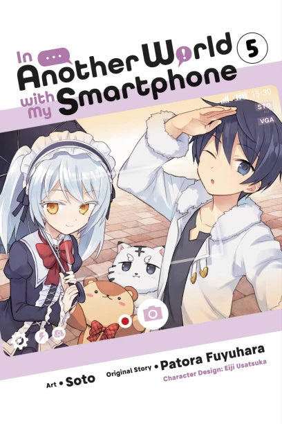 In Another World with My Smartphone, Vol. 5 (manga) — manga cover