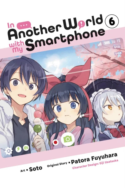 In Another World with My Smartphone, Vol. 6 (manga) — manga cover