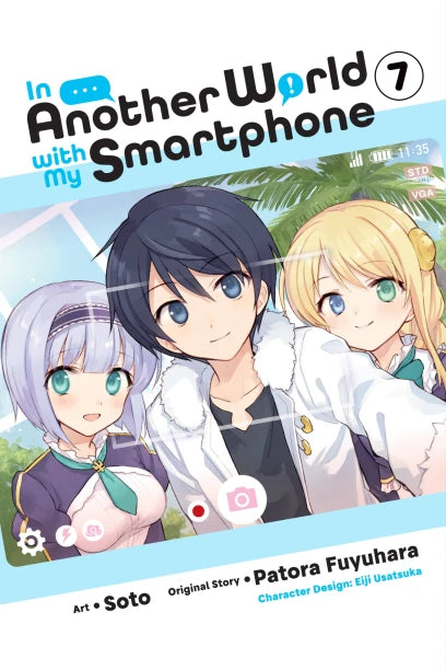 In Another World with My Smartphone, Vol. 7 (manga) — manga cover
