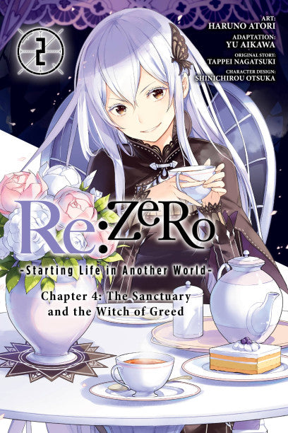 Re:ZERO -Starting Life in Another World-, Chapter 4: The Sanctuary and the Witch of Greed, Vol. 2 (manga) — manga cover