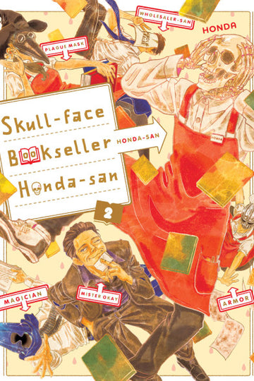 Skull-face Bookseller Honda-san, Vol. 2 — manga cover
