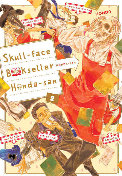 Skull-face Bookseller Honda-san, Vol. 2 — manga cover