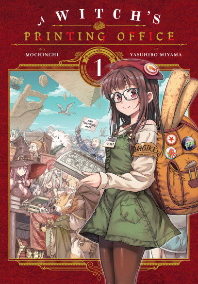 A Witch's Printing Office, Vol. 1 — manga cover