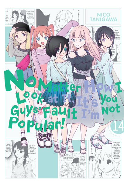 No Matter How I Look at It, It's You Guys' Fault I'm Not Popular!, Vol. 14 — manga cover