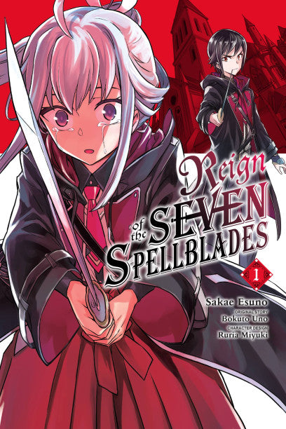 Reign of the Seven Spellblades, Vol. 1 (manga) — manga cover