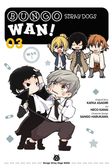 Bungo Stray Dogs: Wan!, Vol. 3 — manga cover