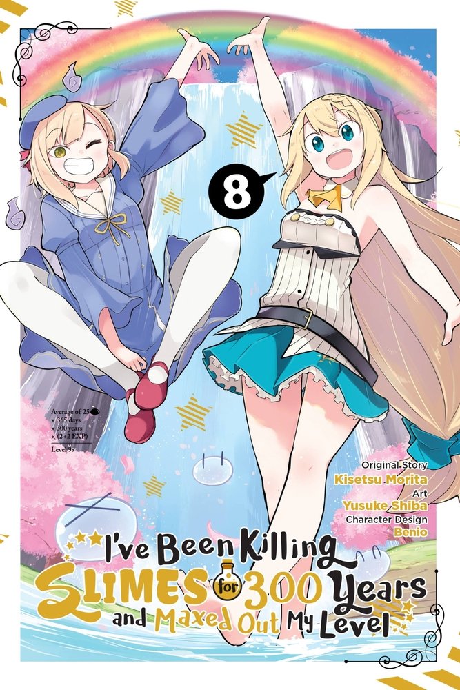 I've Been Killing Slimes for 300 Years and Maxed Out My Level, Vol. 8 (manga) — manga cover