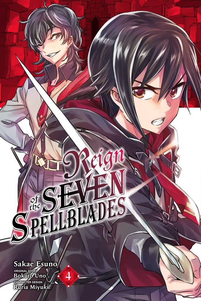 Reign of the Seven Spellblades, Vol. 4 (manga) — manga cover