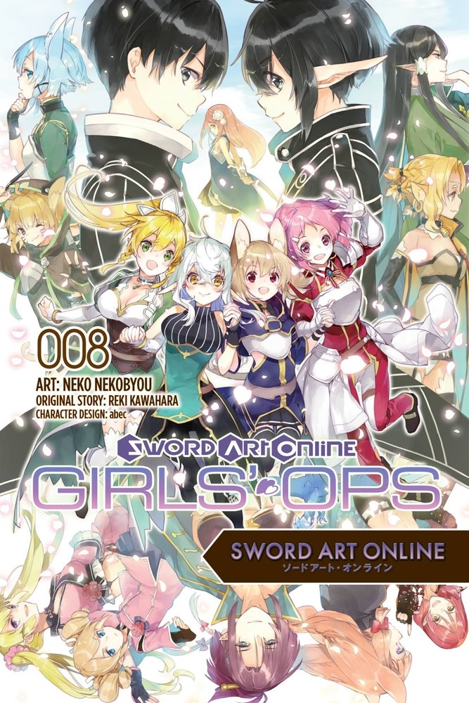 Sword Art Online: Girls' Ops, Vol. 8 — manga cover