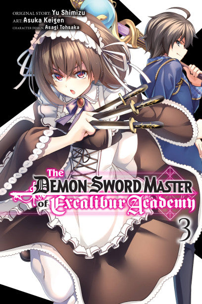 The Demon Sword Master of Excalibur Academy, Vol. 3 (manga) — manga cover