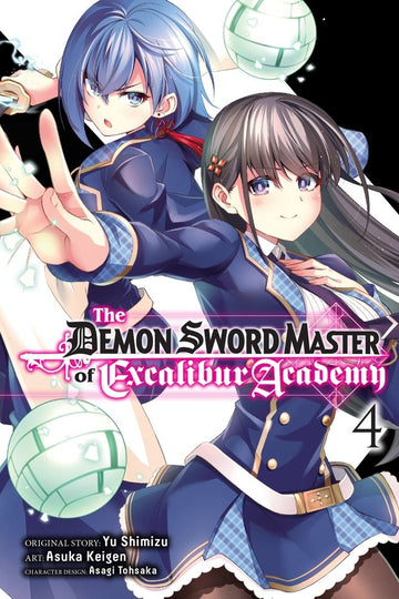 The Demon Sword Master of Excalibur Academy, Vol. 4 (manga) — manga cover