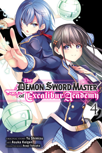 The Demon Sword Master of Excalibur Academy, Vol. 4 (manga) — manga cover