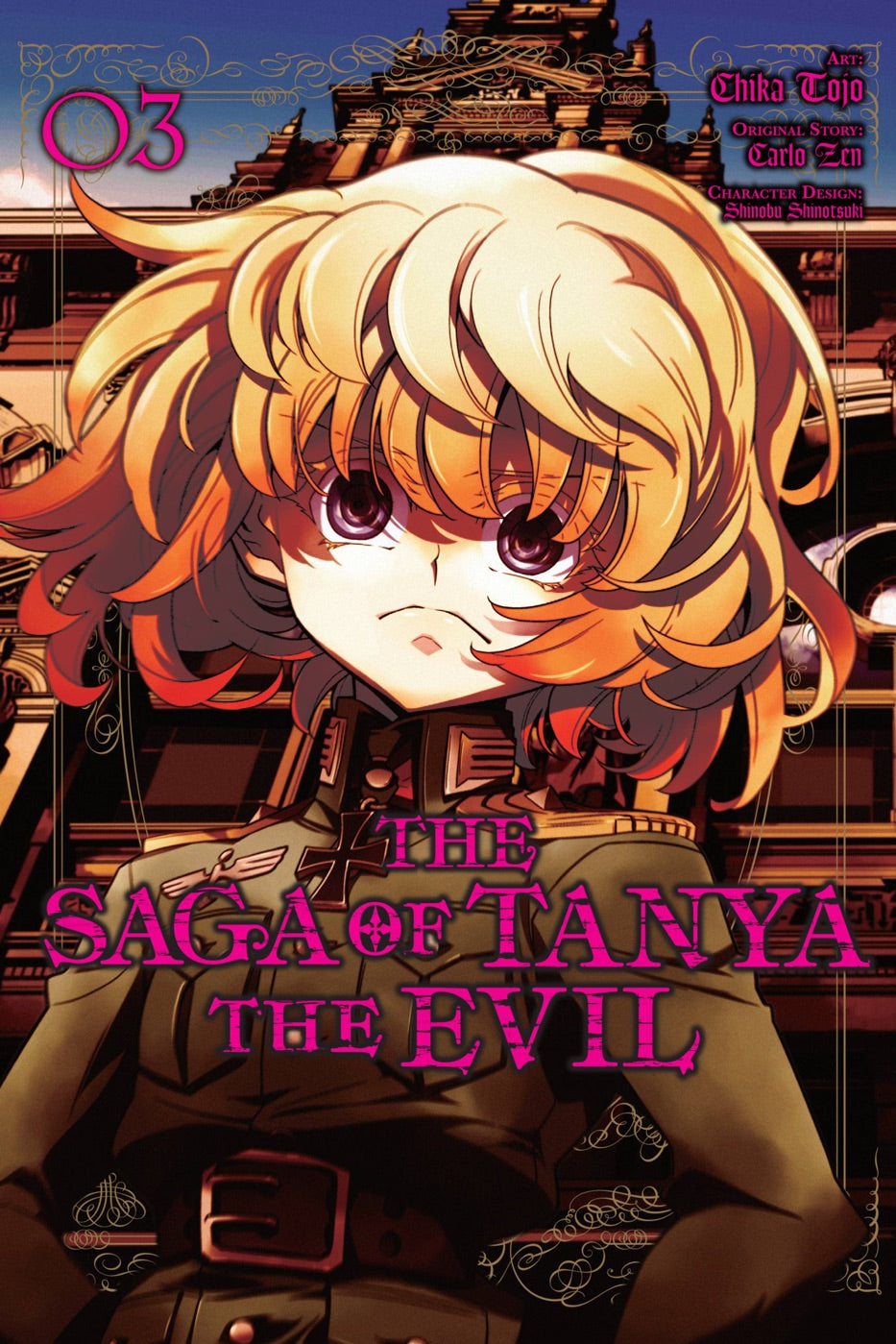 The Saga of Tanya the Evil, Vol. 3 (manga) — manga cover