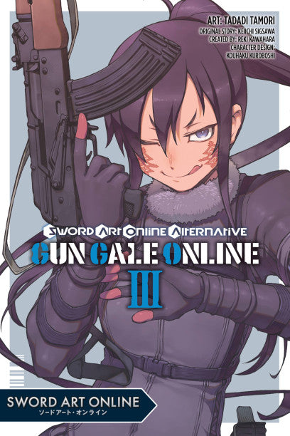 Sword Art Online Alternative Gun Gale Online, Vol. 3 (manga) — manga cover