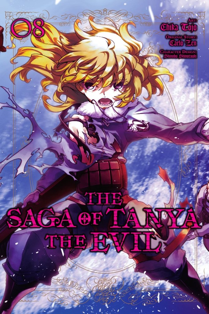 The Saga of Tanya the Evil, Vol. 8 (manga) — manga cover