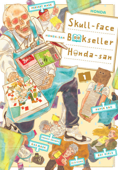 Skull-face Bookseller Honda-san, Vol. 1 — manga cover