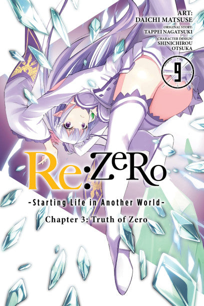 Re:ZERO -Starting Life in Another World-, Chapter 3: Truth of Zero, Vol. 9 (manga) — manga cover