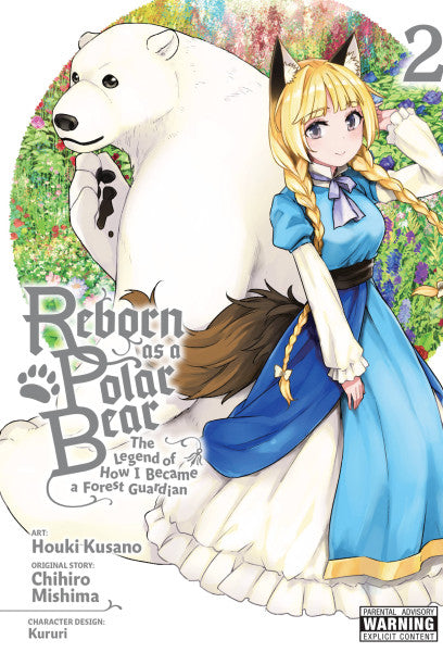 Reborn as a Polar Bear, Vol. 2 — manga cover
