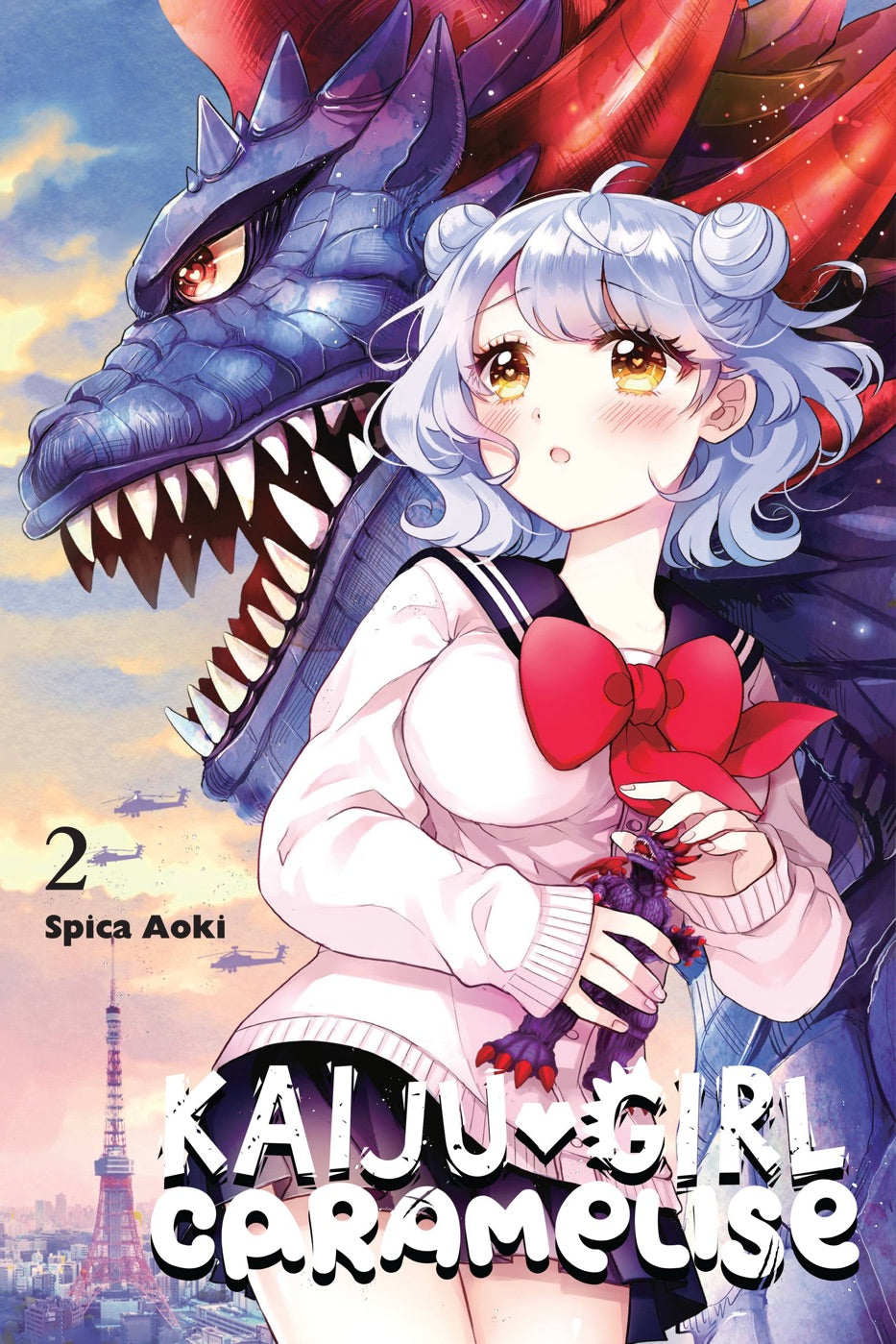 Kaiju Girl Caramelise, Vol. 2 — manga cover