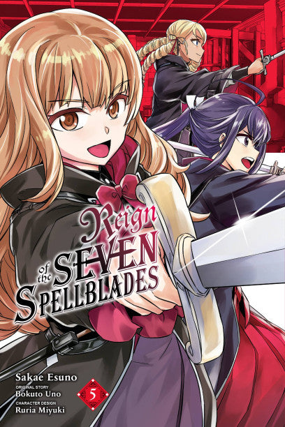 Reign of the Seven Spellblades, Vol. 5 (manga) — manga cover