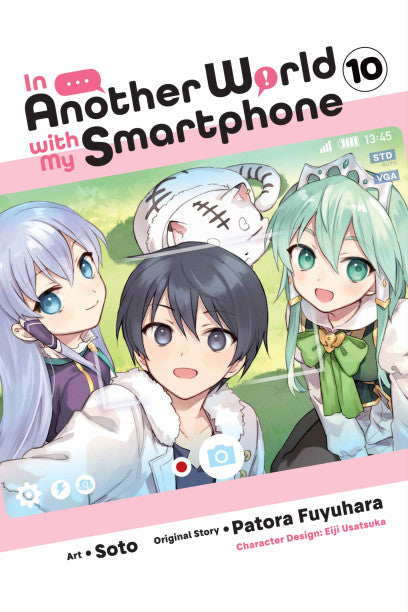 In Another World with My Smartphone, Vol. 10 (manga) — manga cover