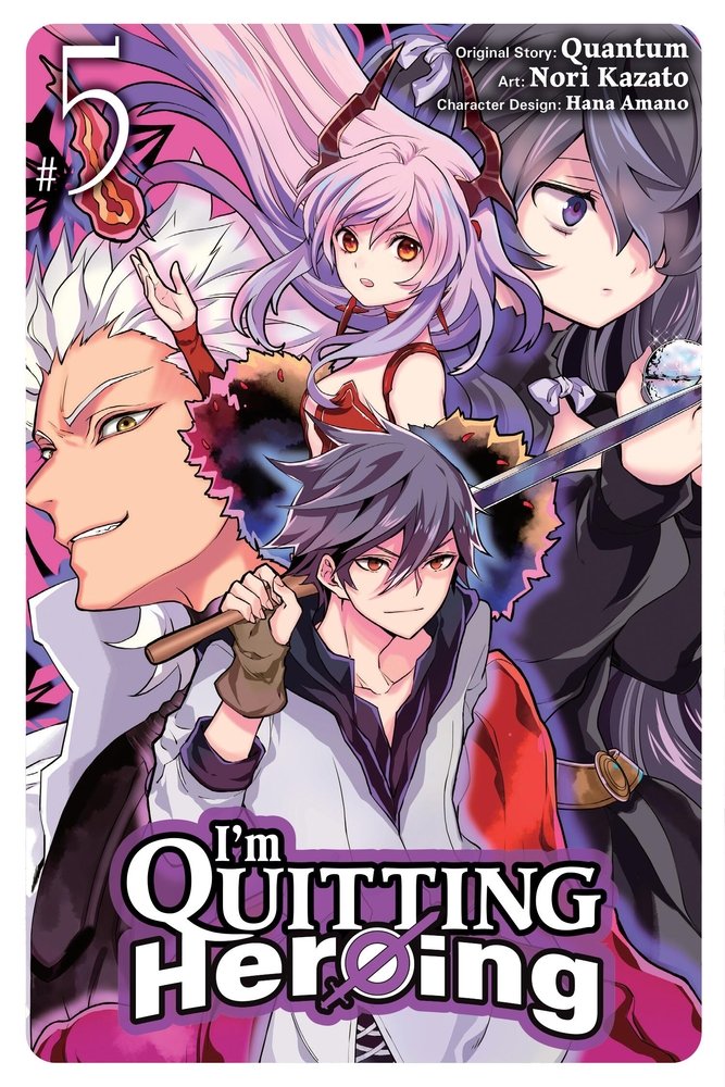 I'm Quitting Heroing, Vol. 5 — manga cover