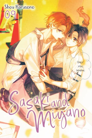 Sasaki and Miyano, Vol. 9 — manga cover