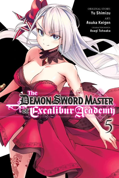 The Demon Sword Master of Excalibur Academy, Vol. 5 (manga) — manga cover