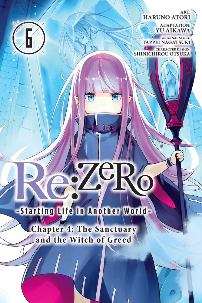 Re:ZERO -Starting Life in Another World-, Chapter 4: The Sanctuary and the Witch of Greed, Vol. 6 (manga) — manga cover
