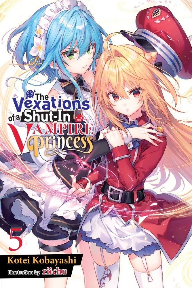 The Vexations of a Shut-In Vampire Princess, Vol. 5 (light novel) — manga cover