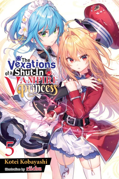 The Vexations of a Shut-In Vampire Princess, Vol. 5 (light novel) — light novel cover