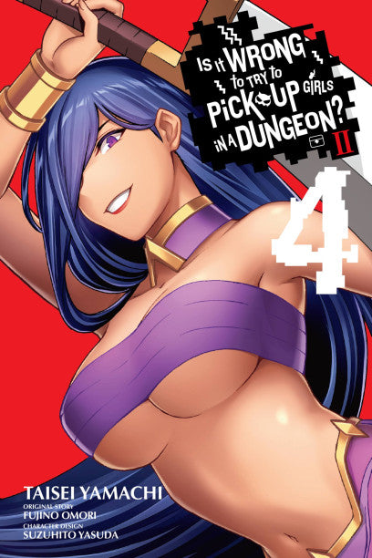 Is It Wrong to Try to Pick Up Girls in a Dungeon? II, Vol. 4 (manga) — manga cover