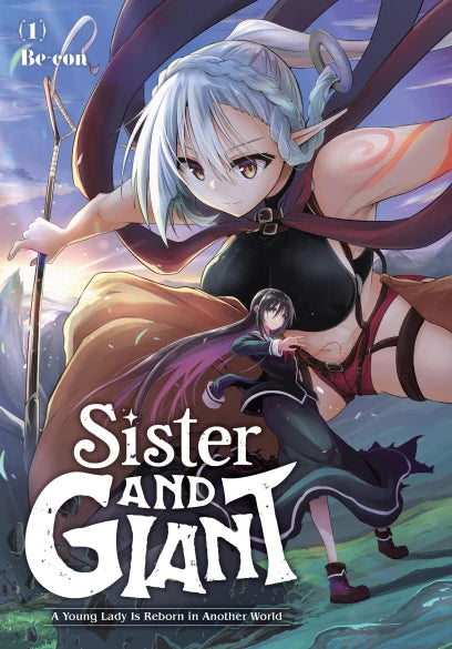 Sister and Giant: A Young Lady Is Reborn in Another World, Vol. 1 — manga cover