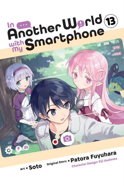 In Another World with My Smartphone, Vol. 13 (manga) — manga cover