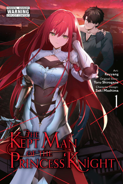 The Kept Man of the Princess Knight, Vol. 1 (manga) — manga cover