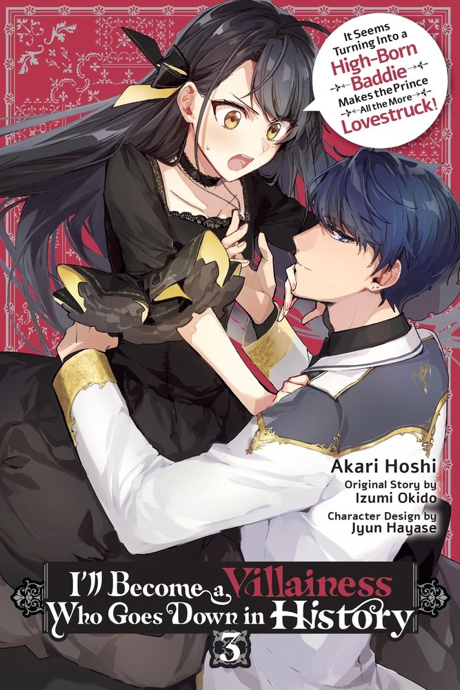 I’ll Become a Villainess Who Goes Down in History, Vol. 3 — manga cover