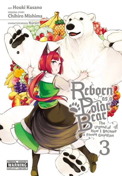 Reborn as a Polar Bear, Vol. 3 — manga cover