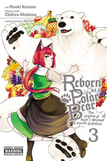 Reborn as a Polar Bear, Vol. 3 — manga cover