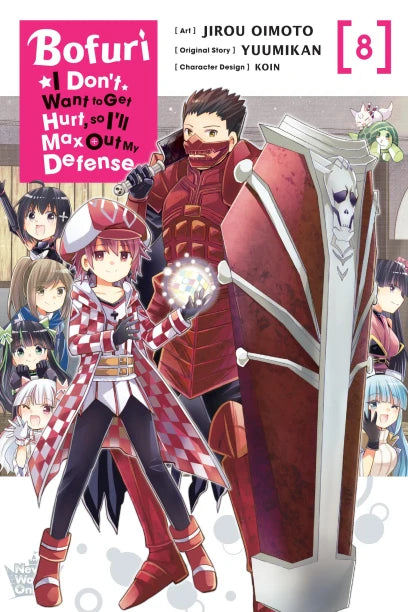 Bofuri: I Don't Want to Get Hurt, so I'll Max Out My Defense., Vol. 8 (manga) — manga cover