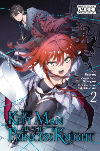 The Kept Man of the Princess Knight, Vol. 2 (manga) — manga cover