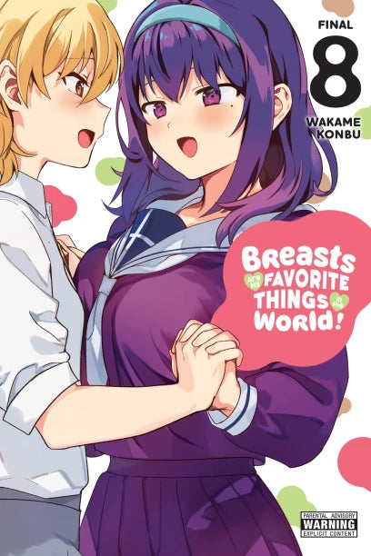 Breasts Are My Favorite Things in the World!, Vol. 8 — manga cover