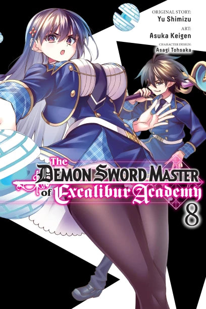 The Demon Sword Master of Excalibur Academy, Vol. 8 (manga) — manga cover