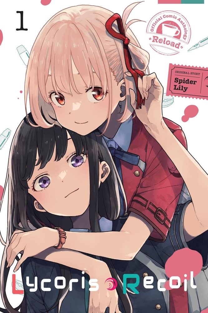Lycoris Recoil Official Comic Anthology: Reload, Vol. 1 — manga cover