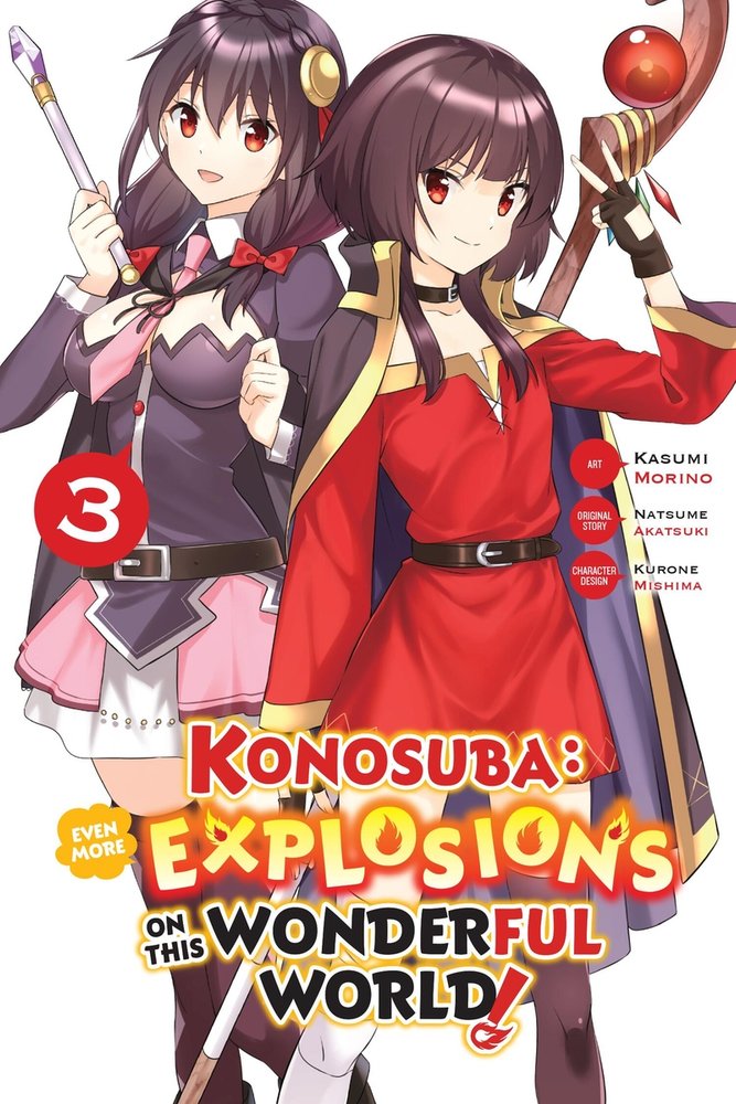 Konosuba: Even More Explosions on This Wonderful World!, Vol. 3 (manga) — manga cover