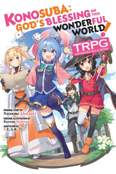 Konosuba: God’s Blessing on This Wonderful World! TRPG Advanced Rule Book — manga cover