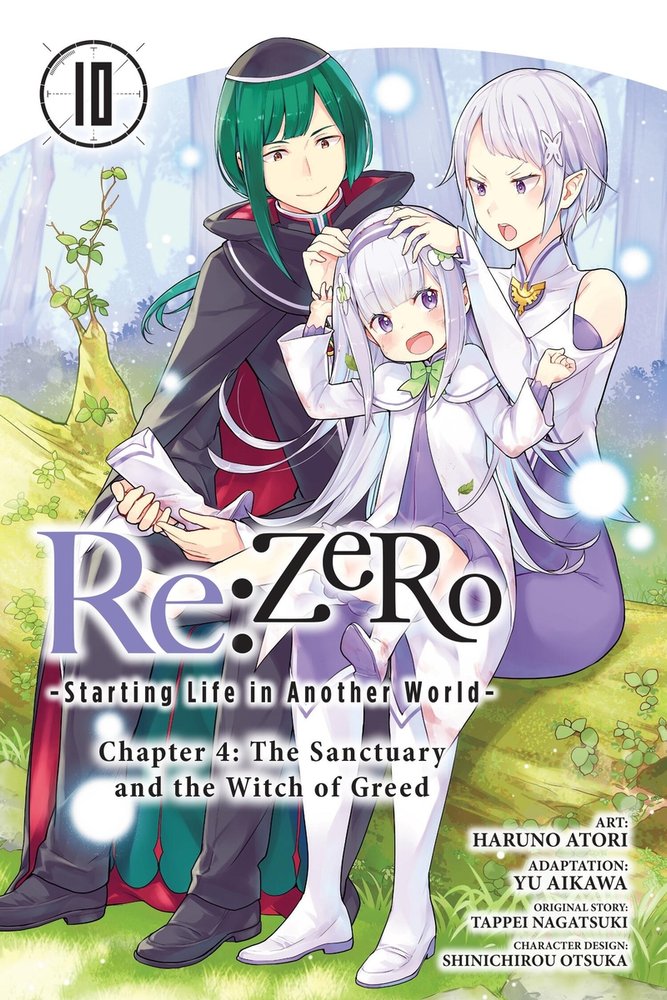Re:ZERO -Starting Life in Another World-, Chapter 4: The Sanctuary and the Witch of Greed, Vol. 10 (manga) — manga cover