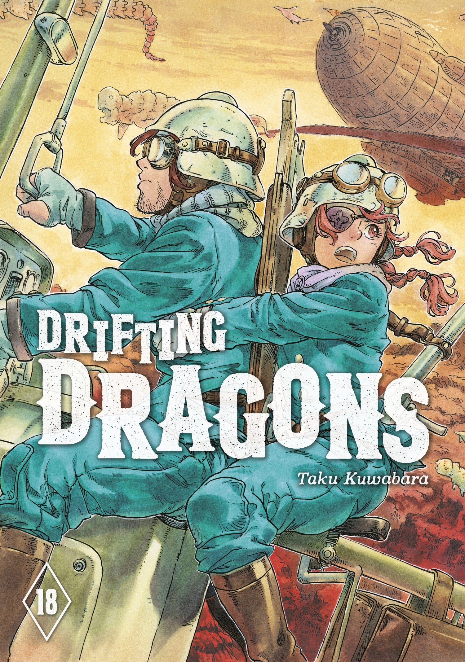 Drifting Dragons 18 — manga cover