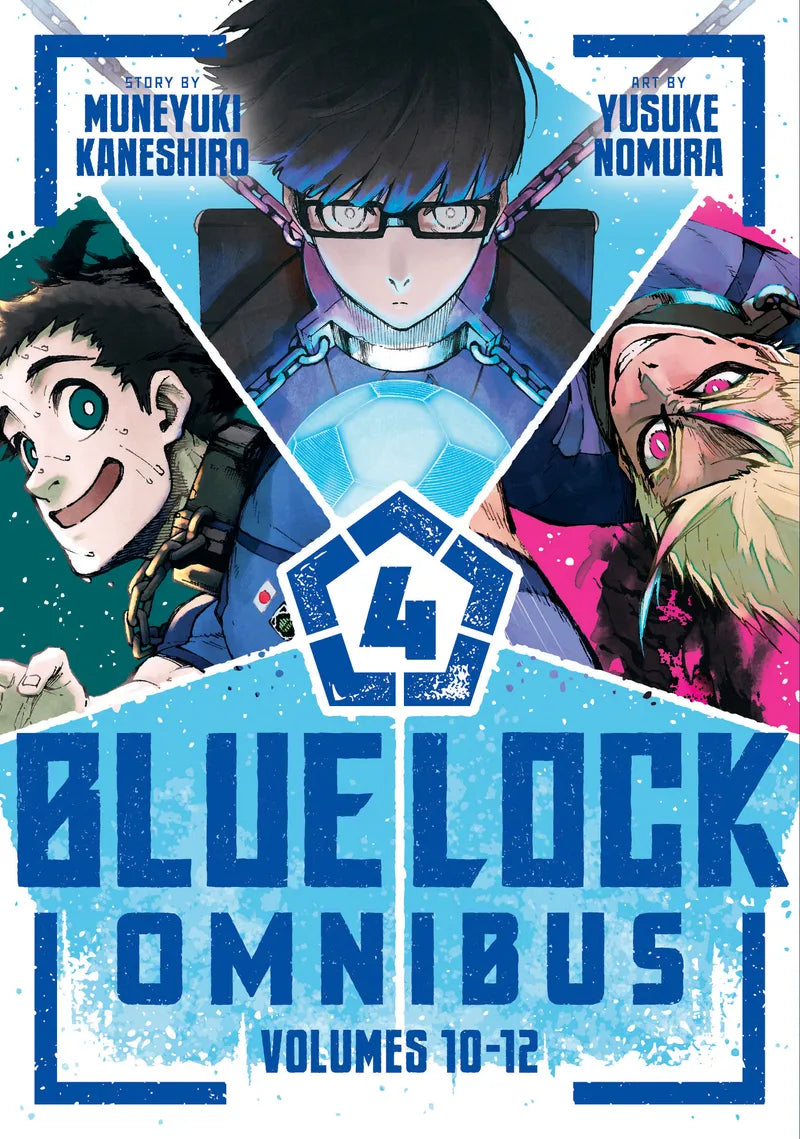 Blue Lock Omnibus 4 (Vol. 10-12) — manga cover